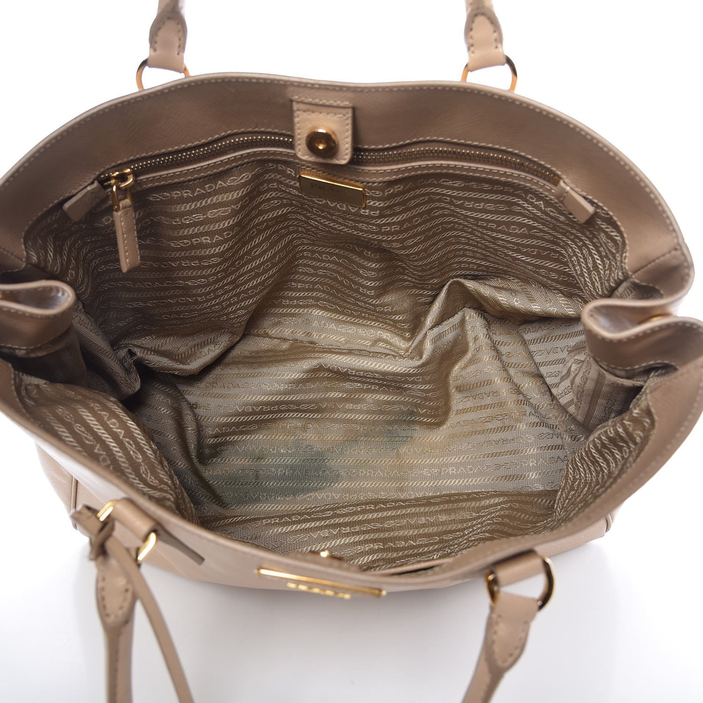 Saffiano Lux Large Tote Cammeo