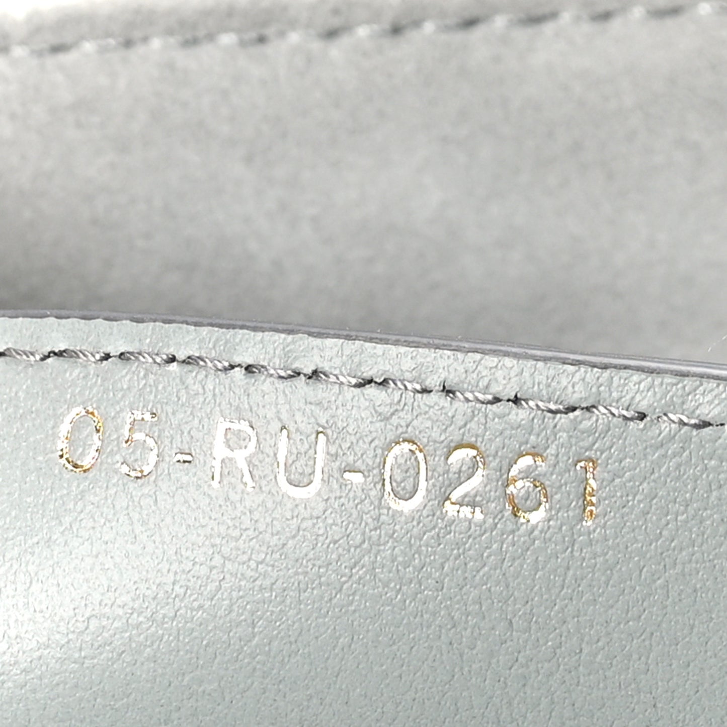 Calfskin Saddle Bag Gris