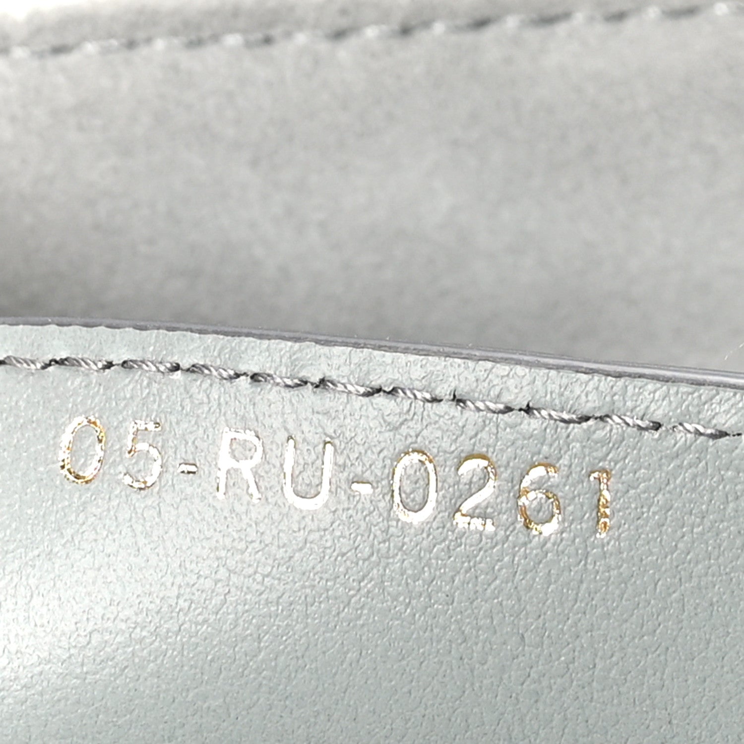 Christian Dior Calfskin Saddle Bag Gris 7 of 10