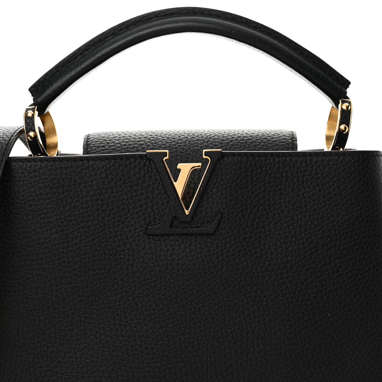 Louis Vuitton Taurillon Capucines BB Black 7 of 12