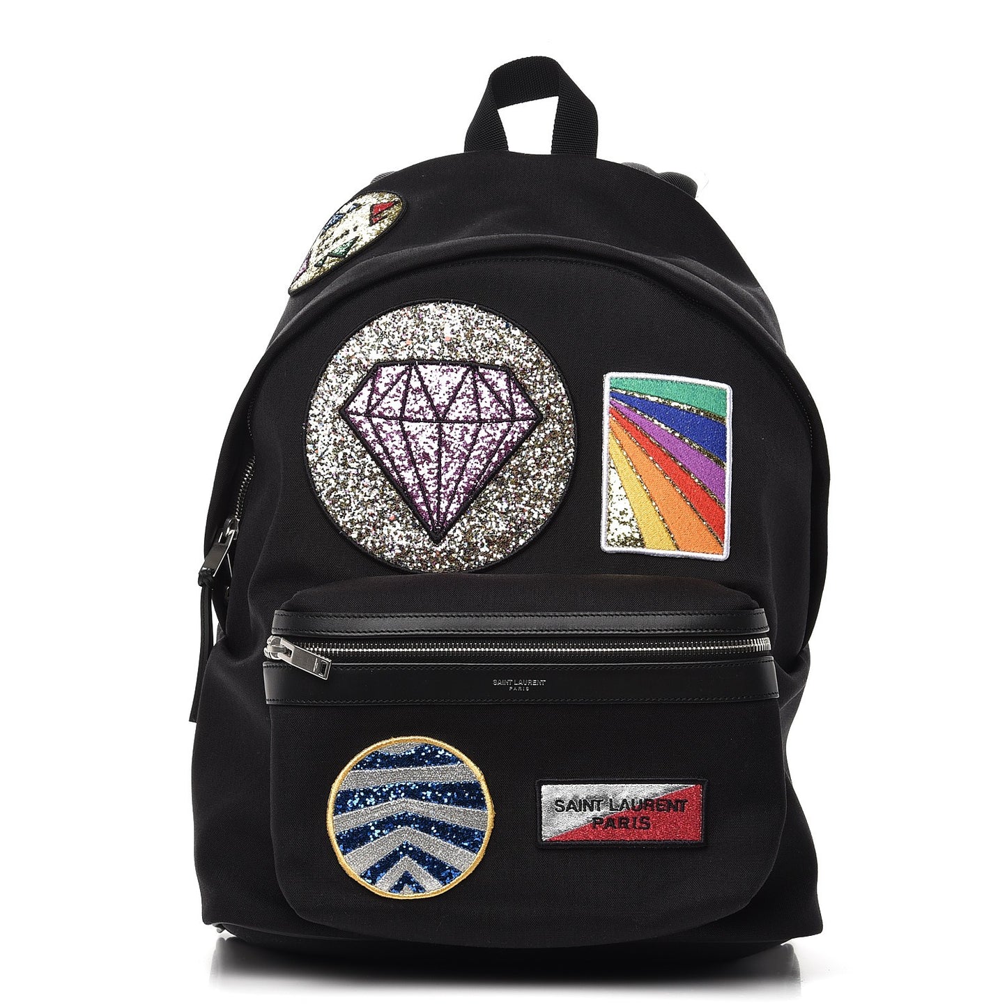 Canvas Multi Patch Hunting Backpack Black
