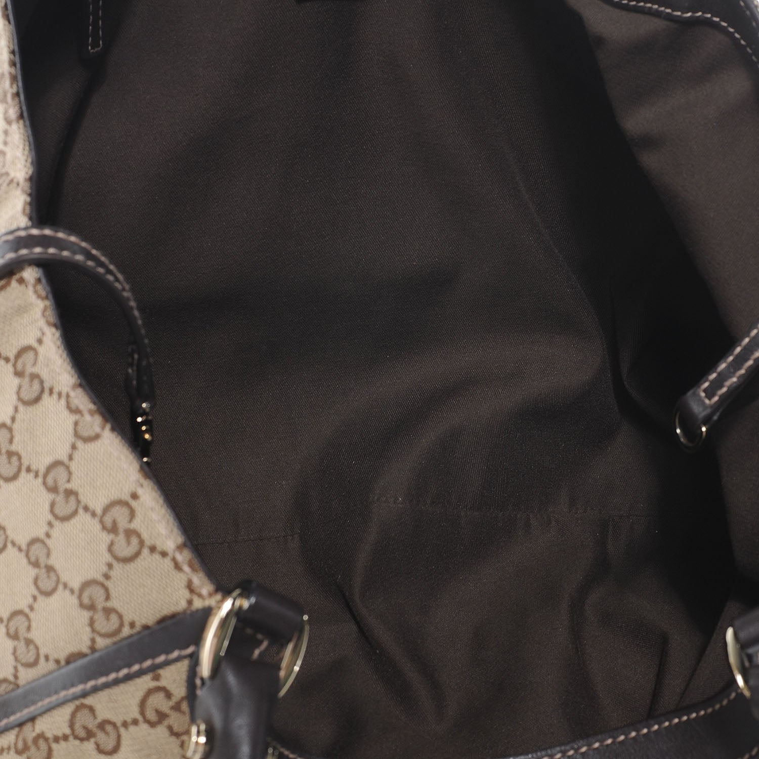 Gucci Monogram D Gold Large Hobo Ebony 5 of 7