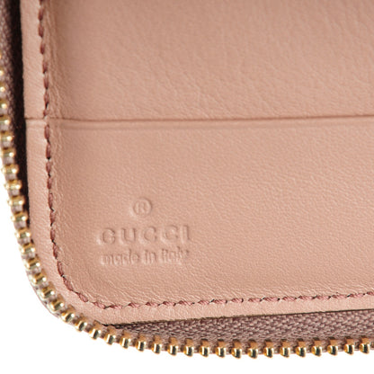 Gucci Patent Medium Soho Zip Around Wallet Dark Cipria 6 of 8
