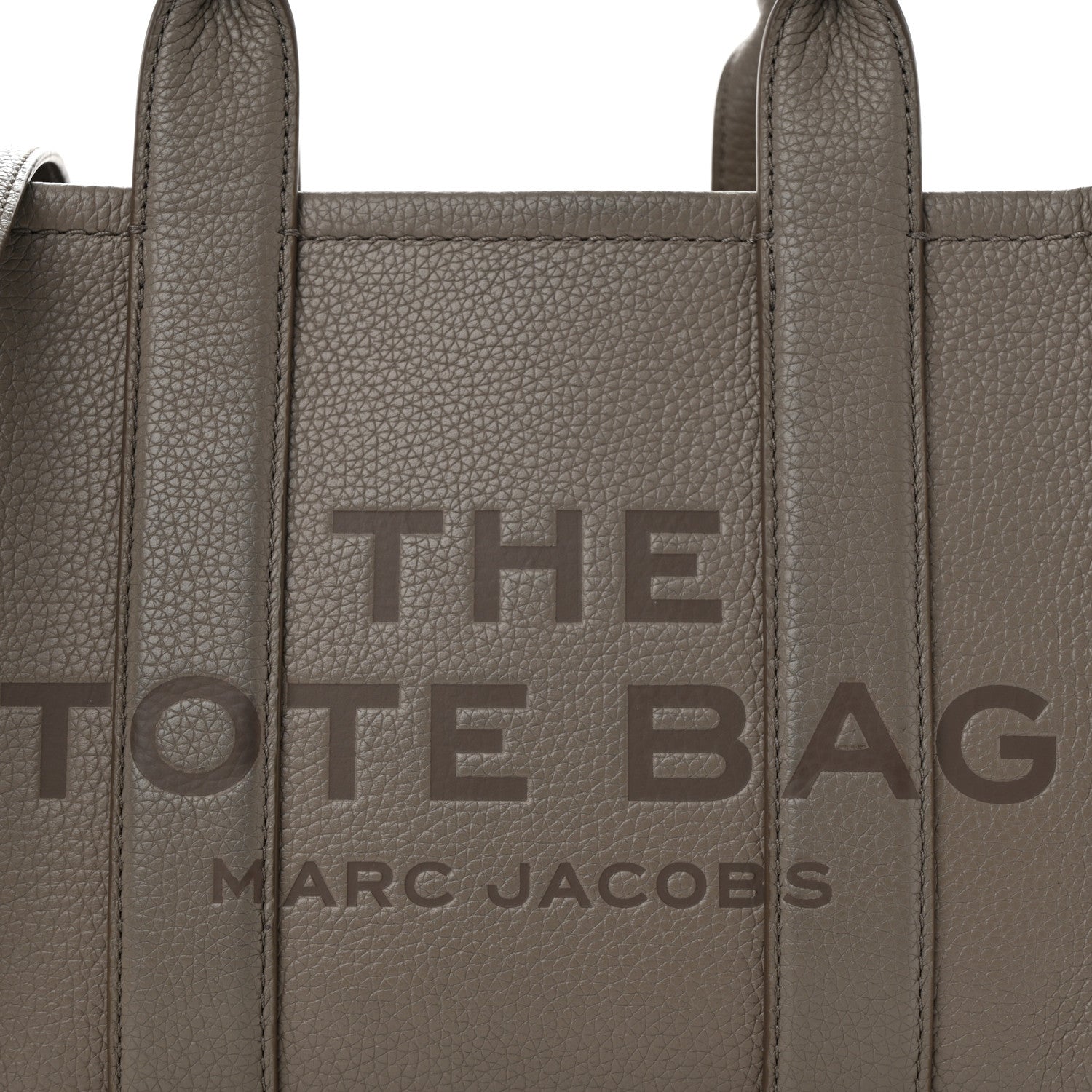 Marc Jacobs Grained Calfskin Small The Tote Bag Cement 9 of 11