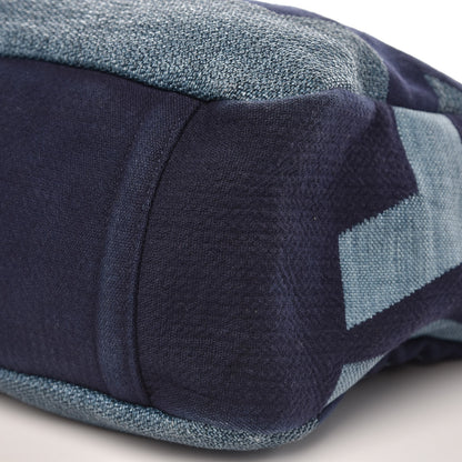 Chanel Canvas Large Shopping Tote Dark Blue 10 of 11