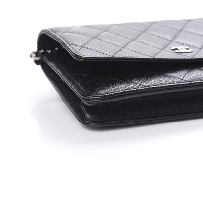 Chanel Caviar Quilted Wallet On Chain WOC Black 9 of 12