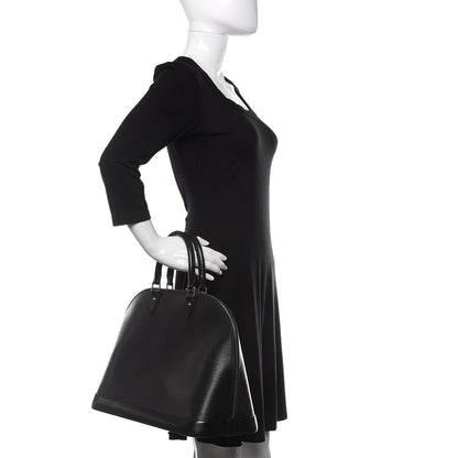 Louis Vuitton Epi Alma GM Black 2 of 20