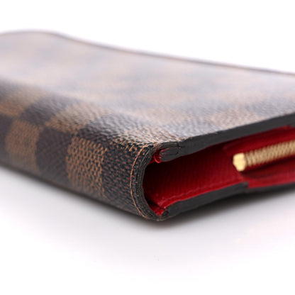 Louis Vuitton Damier Ebene Insolite Wallet Rouge 8 of 16