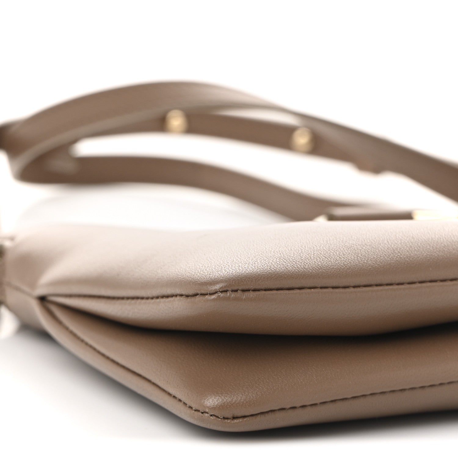 Chloe Supple Lambskin Small Faye Soft Zippered Shoulder Bag Neutral 17 of 19