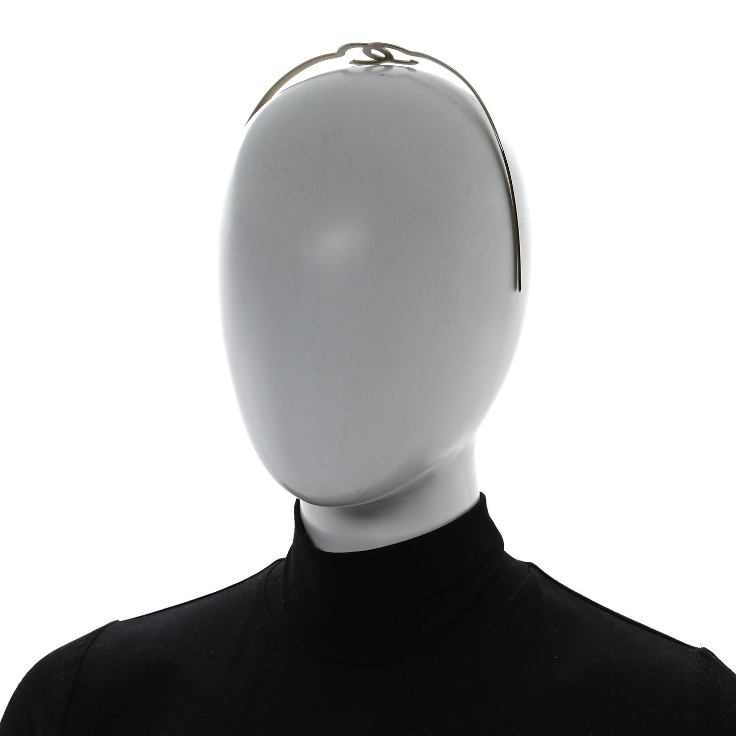 Metal CC Headband Light Gold