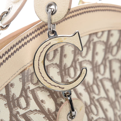 Christian Dior Monogram Vintage Flowers Bowler Beige 14 of 18