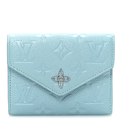 Louis Vuitton Empreinte Monogram Flower Victorine Wallet Azur Frost 1 of 6