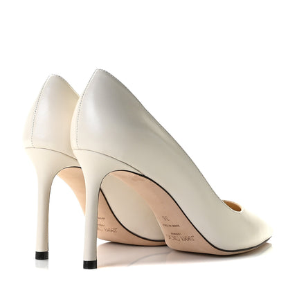 Jimmy Choo Kid Pointy Toe Romy 100 Pumps 36 Chalk 5 of 12