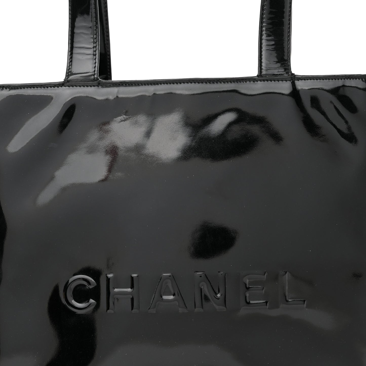 Patent Tote Black