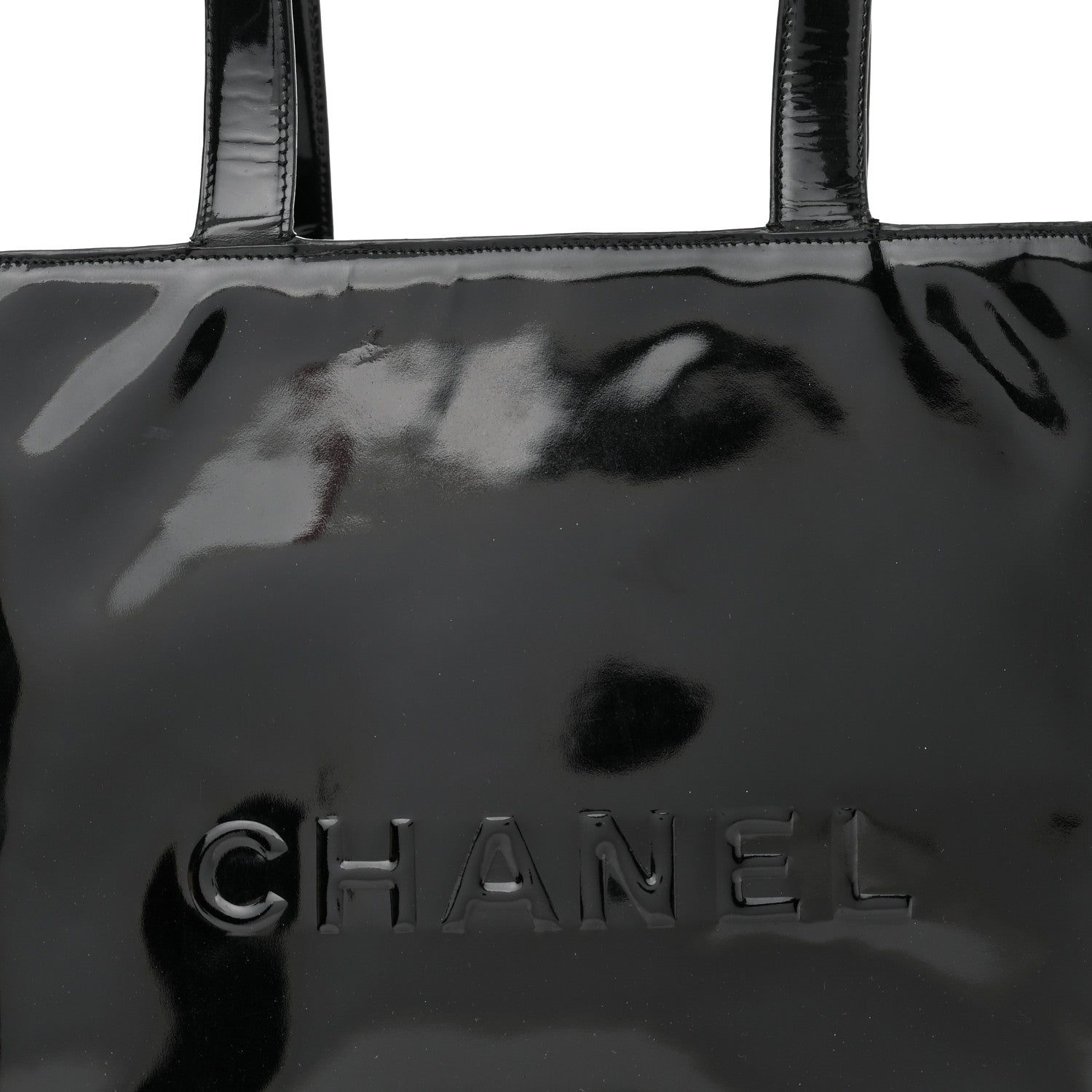 Chanel Patent Tote Black 9 of 15