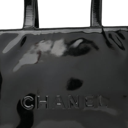 Chanel Patent Tote Black 9 of 15
