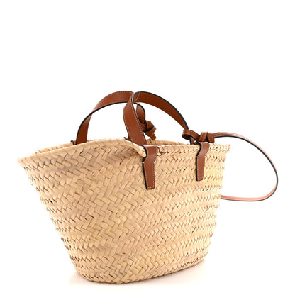 Celine Palm Leaf Calfskin Triomphe Teen Panier Tan 3 of 9