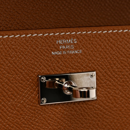 Hermes Epsom Kelly Longue Wallet Gold 7 of 8