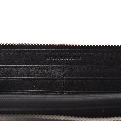 Burberry Supernova Check Large Ziggy Zip Around Wallet Black 6 of 8