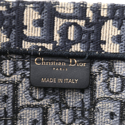Christian Dior Oblique Medium Book Tote Blue Multicolor 5 of 9