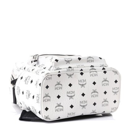 MCM Visetos Small Stark Backpack White 3 of 9