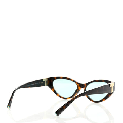 Tiffany Acetate Metal Tiffany T Tortoise Cat Eye Sunglasses TF4225U Brown Blue 4 of 8