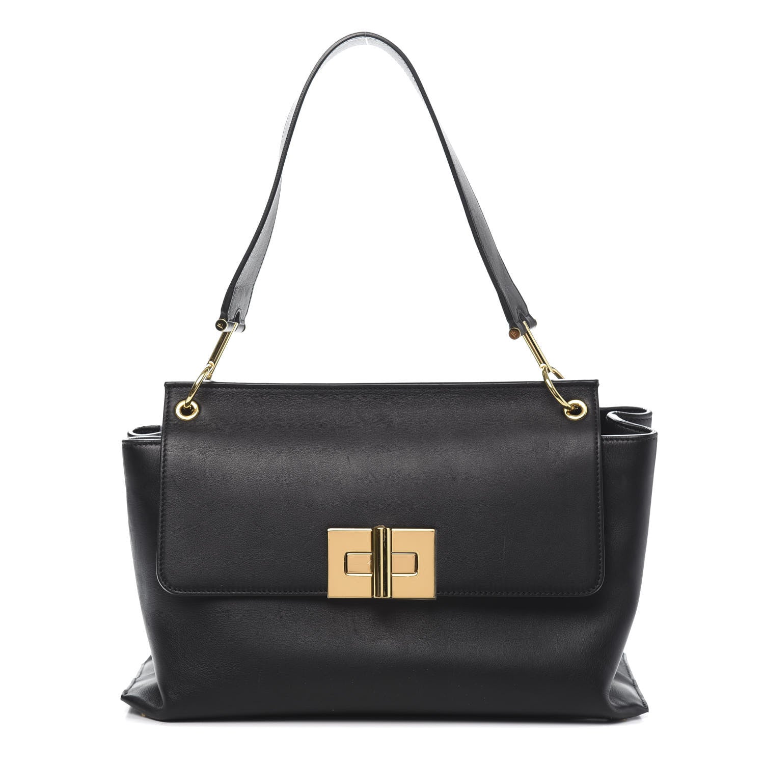 Tom Ford Calfskin Natalia Shoulder Bag Black 1 of 12