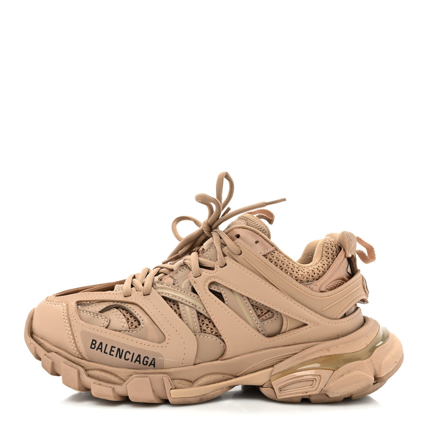 Mesh Rubber Uni-Matte Full Color Womens Track Sneakers 37 Full Beige