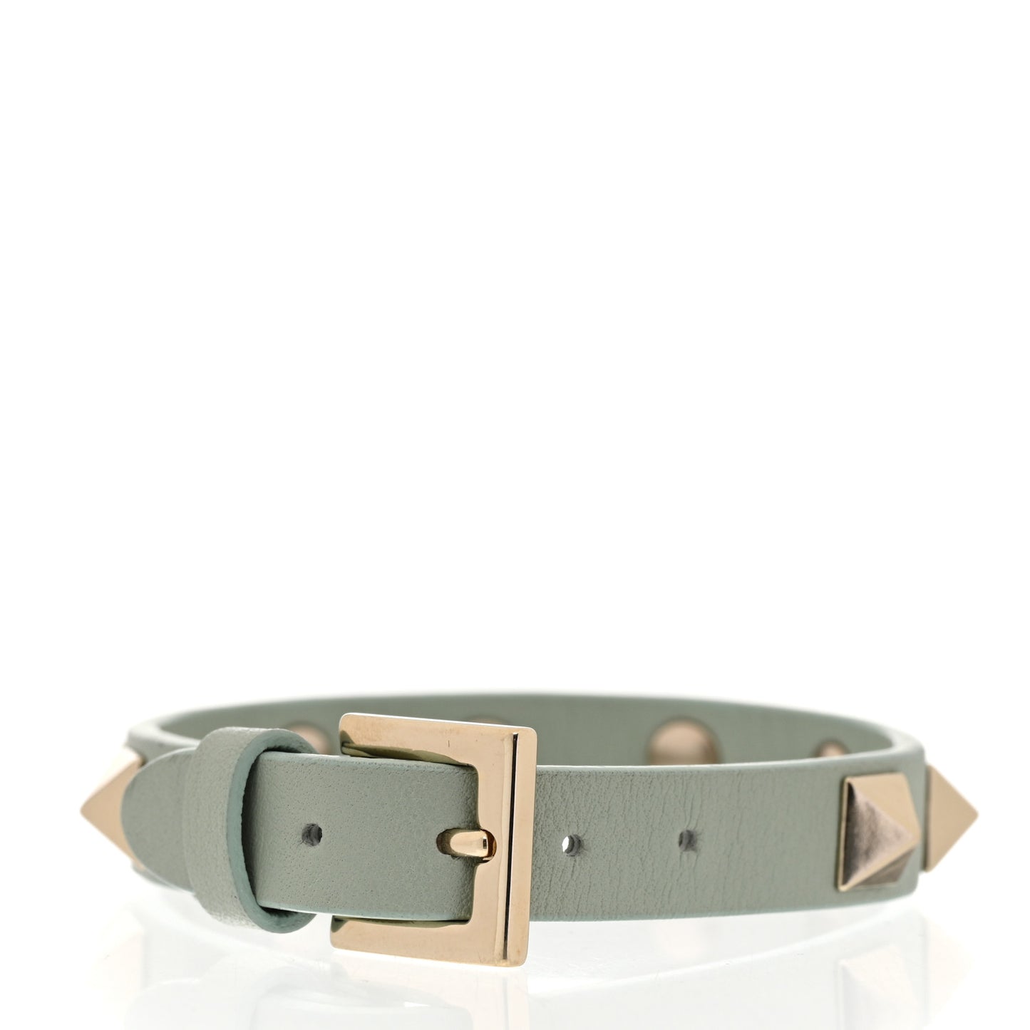 Vitello Rockstud Bracelet Light Blue