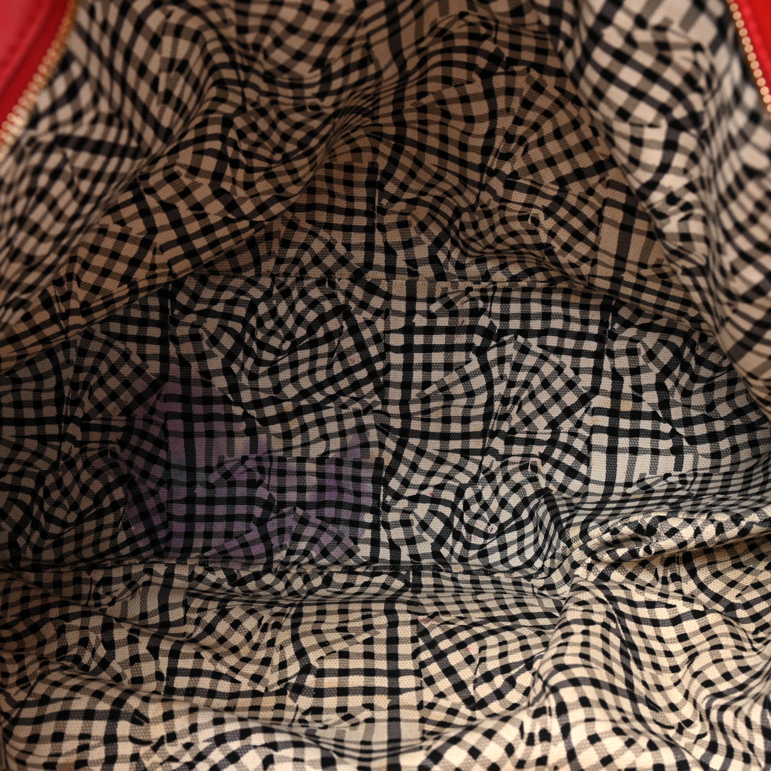 MCM Visetos Large Anya Shopper Tote Ruby Red 5 of 20