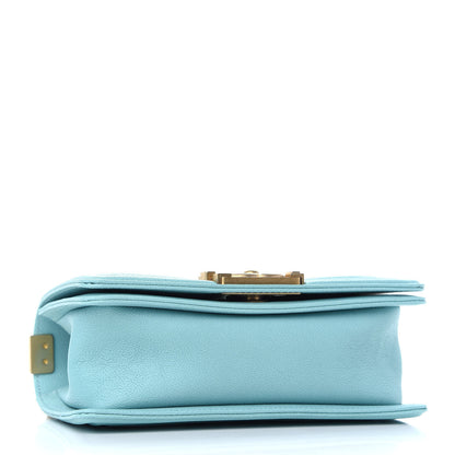 Chanel Caviar Quilted Small Boy Flap Light Blue 4 of 9