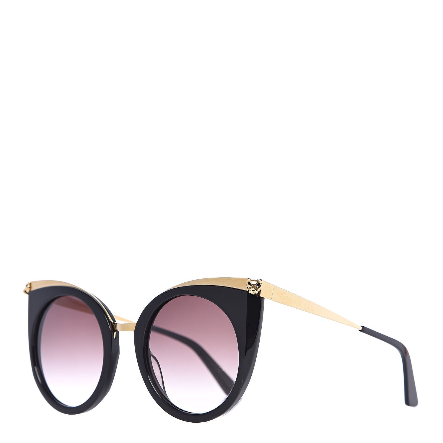 Cartier Panthere De Sunglasses Black 1 of 7