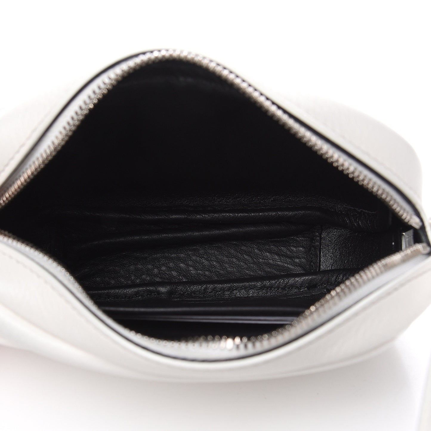 Calfskin Logo XS Everyday Camera Bag White