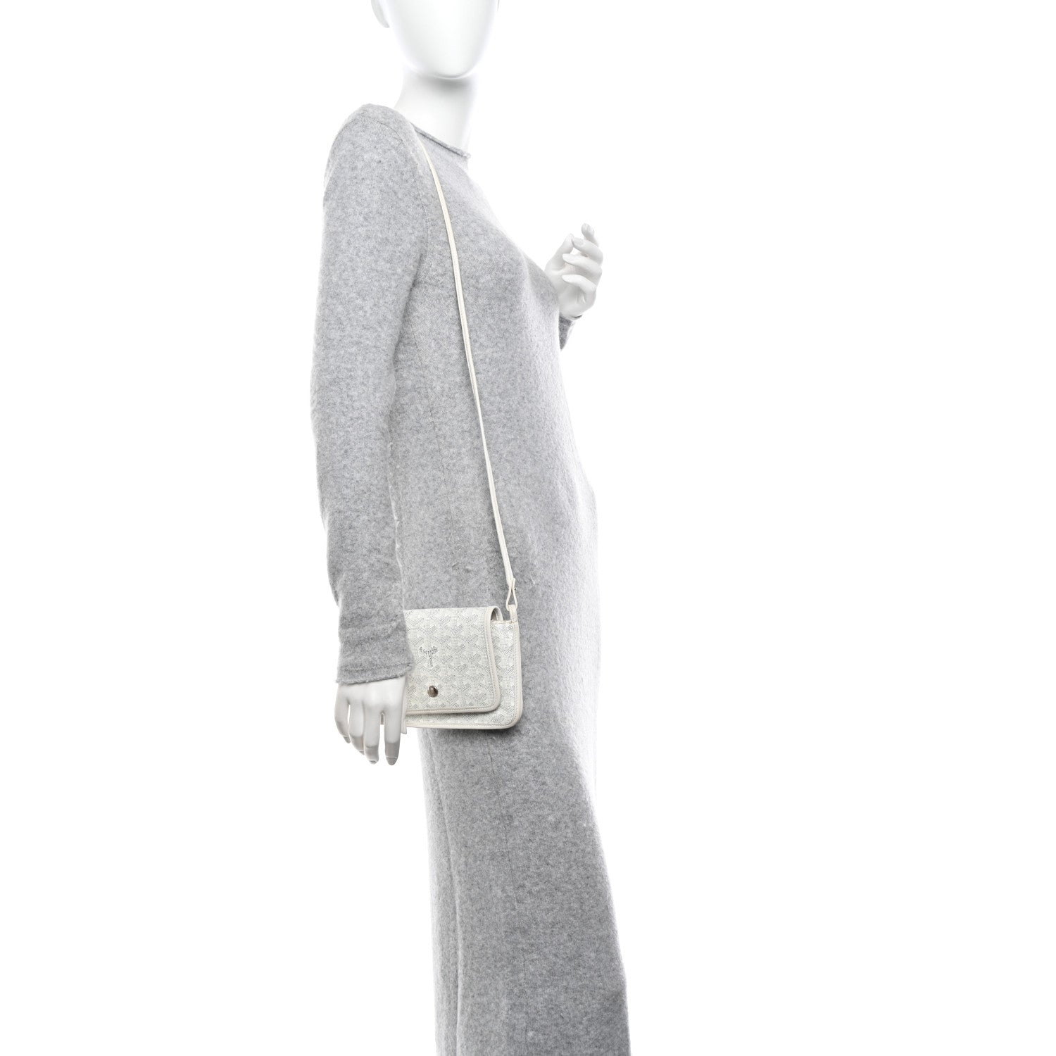 Goyard Goyardine Plumet Wallet Clutch White 2 of 21