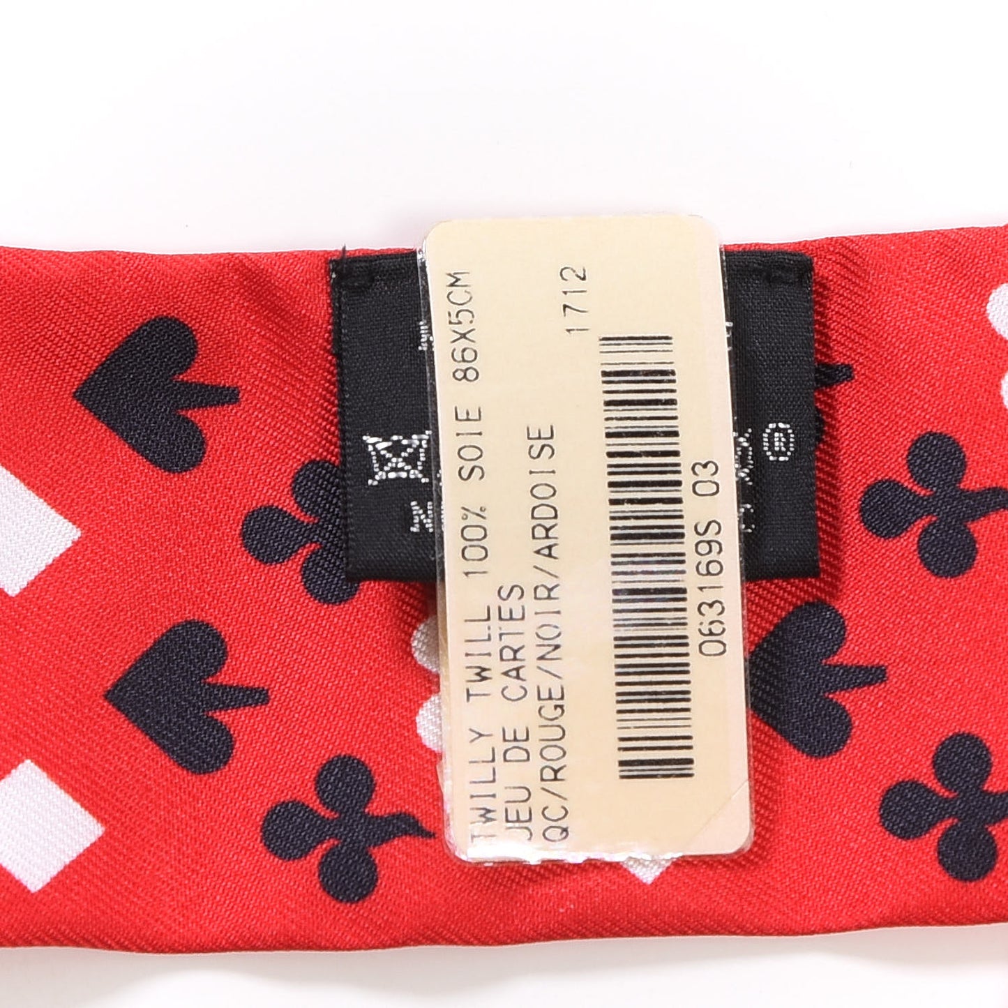 Silk Jeu de Cartes Twilly Rouge Black Ardoise