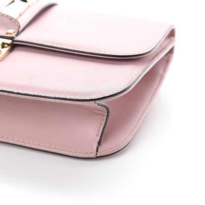 Valentino Garavani Vitello Medium Glam Lock Rockstud Flap Poudre 9 of 9