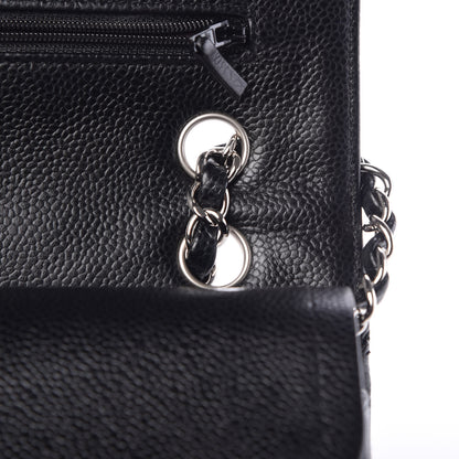 Chanel Caviar Quilted Medium Double Flap Black 11 of 18