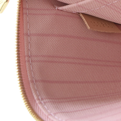 Louis Vuitton Damier Azur Neverfull MM GM Pochette Rose Ballerine 6 of 7