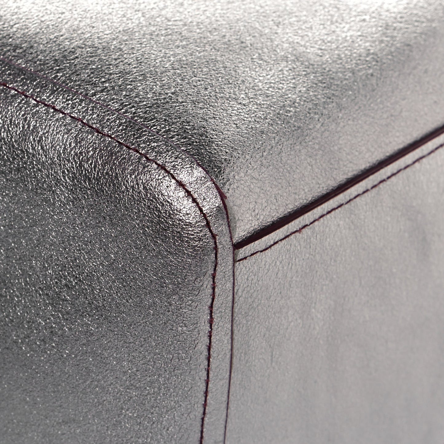 Grained Calfskin Medium Reversible Wandel Tote Ruby Tan