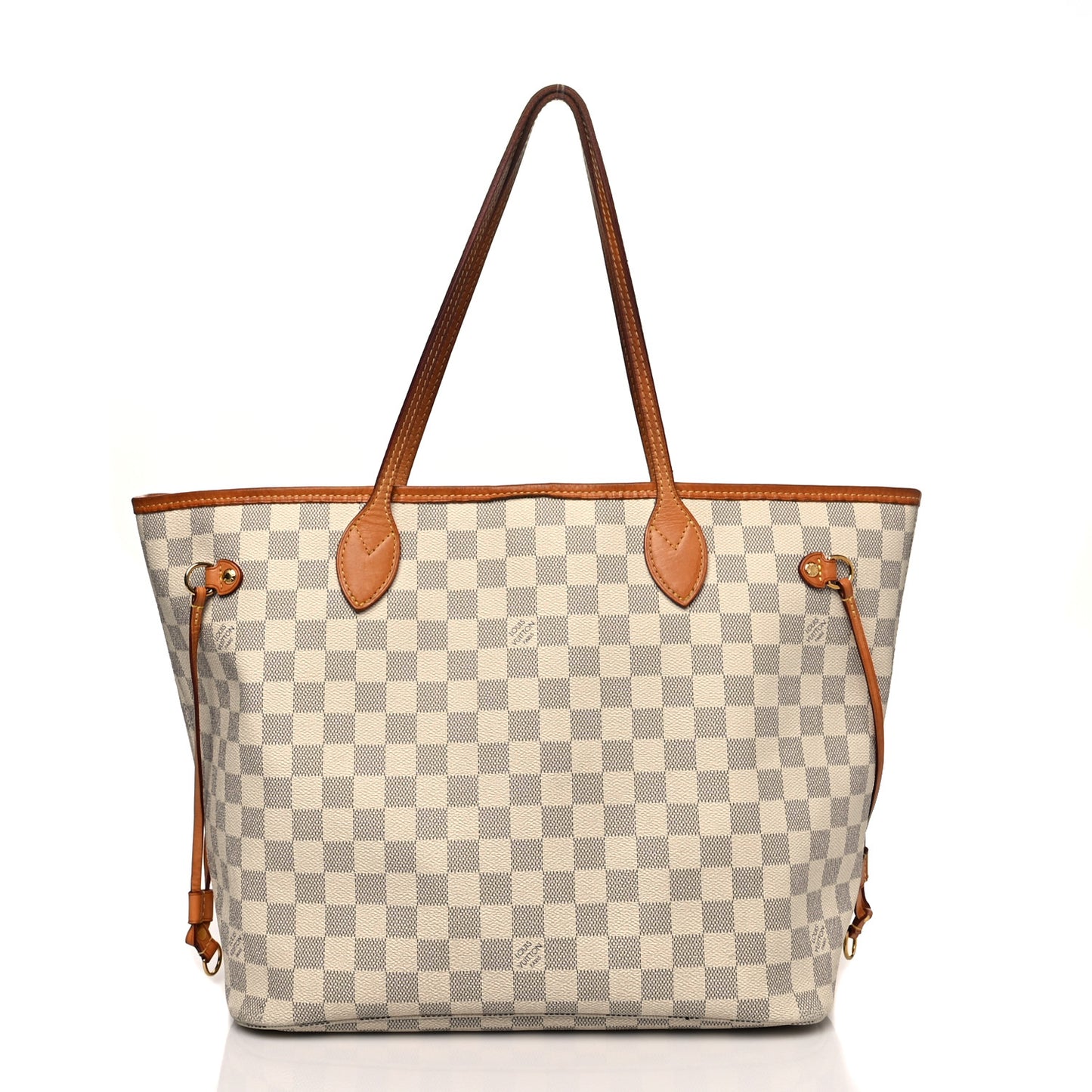 Damier Azur Neo Neverfull MM Rose Ballerine