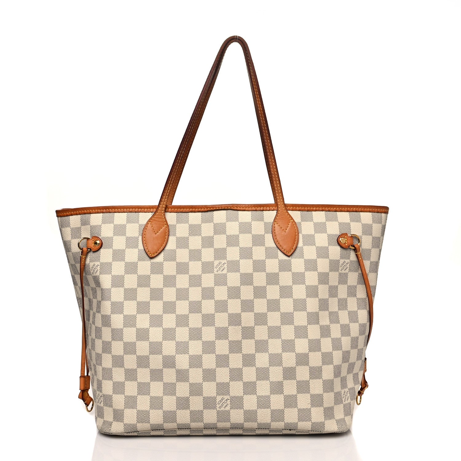 Louis Vuitton Damier Azur Neo Neverfull MM Rose Ballerine 1 of 17
