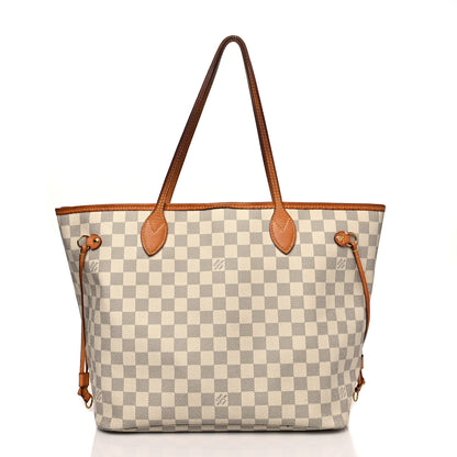Louis Vuitton Damier Azur Neo Neverfull MM Rose Ballerine 1 of 17