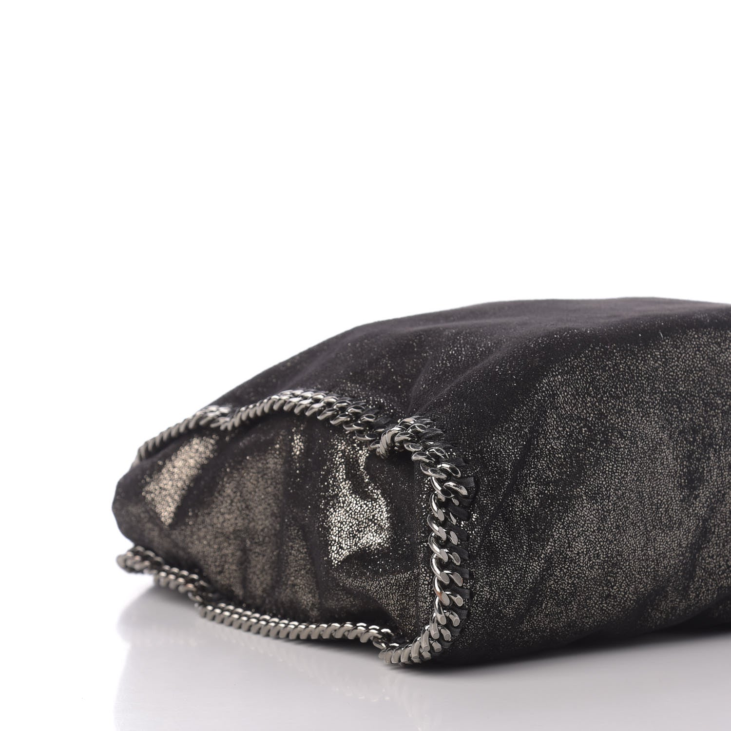 Stella McCartney Shaggy Deer Big Falabella Tote Black 6 of 10