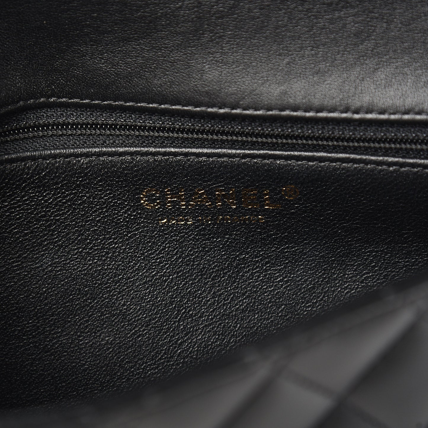 Lambskin Quilted Flap Clutch Black