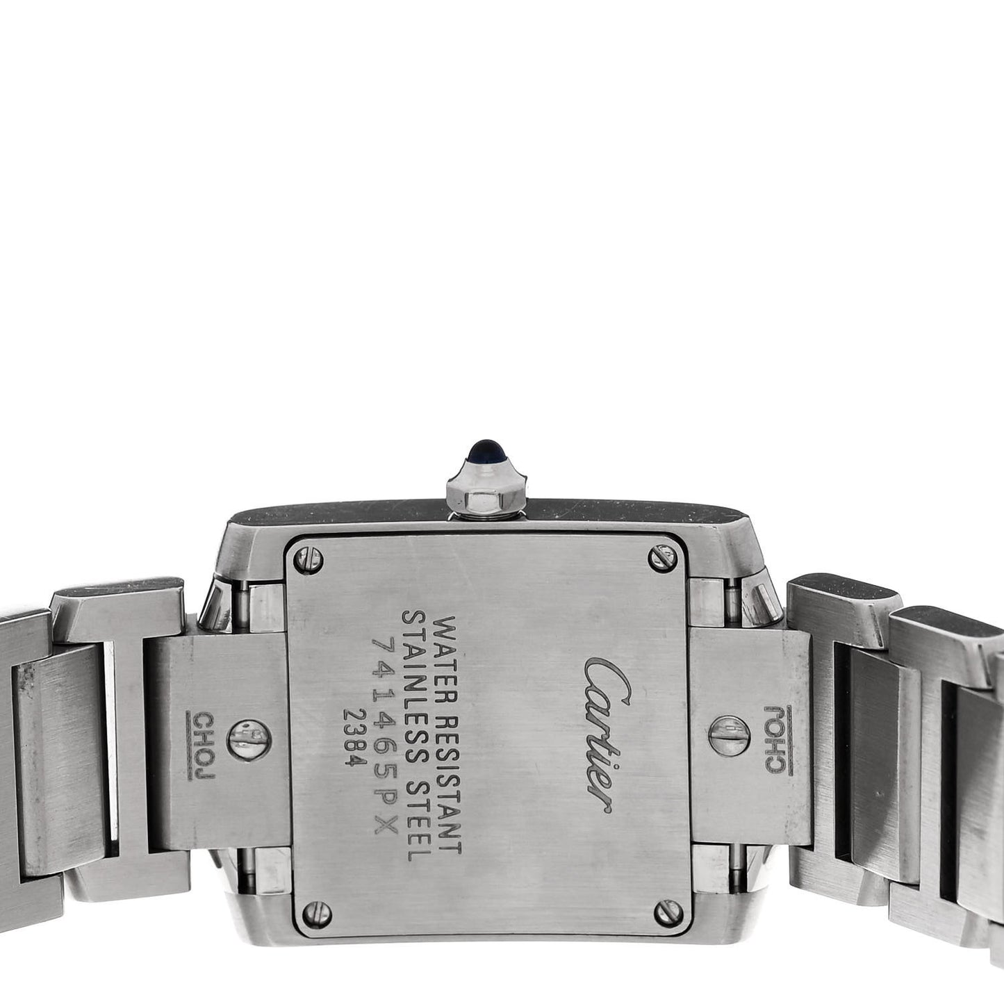 Stainless Steel 20mm Tank Francaise Quartz Watch