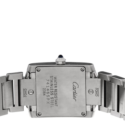Cartier Stainless Steel 20mm Tank Francaise Quartz Watch 4 of 4