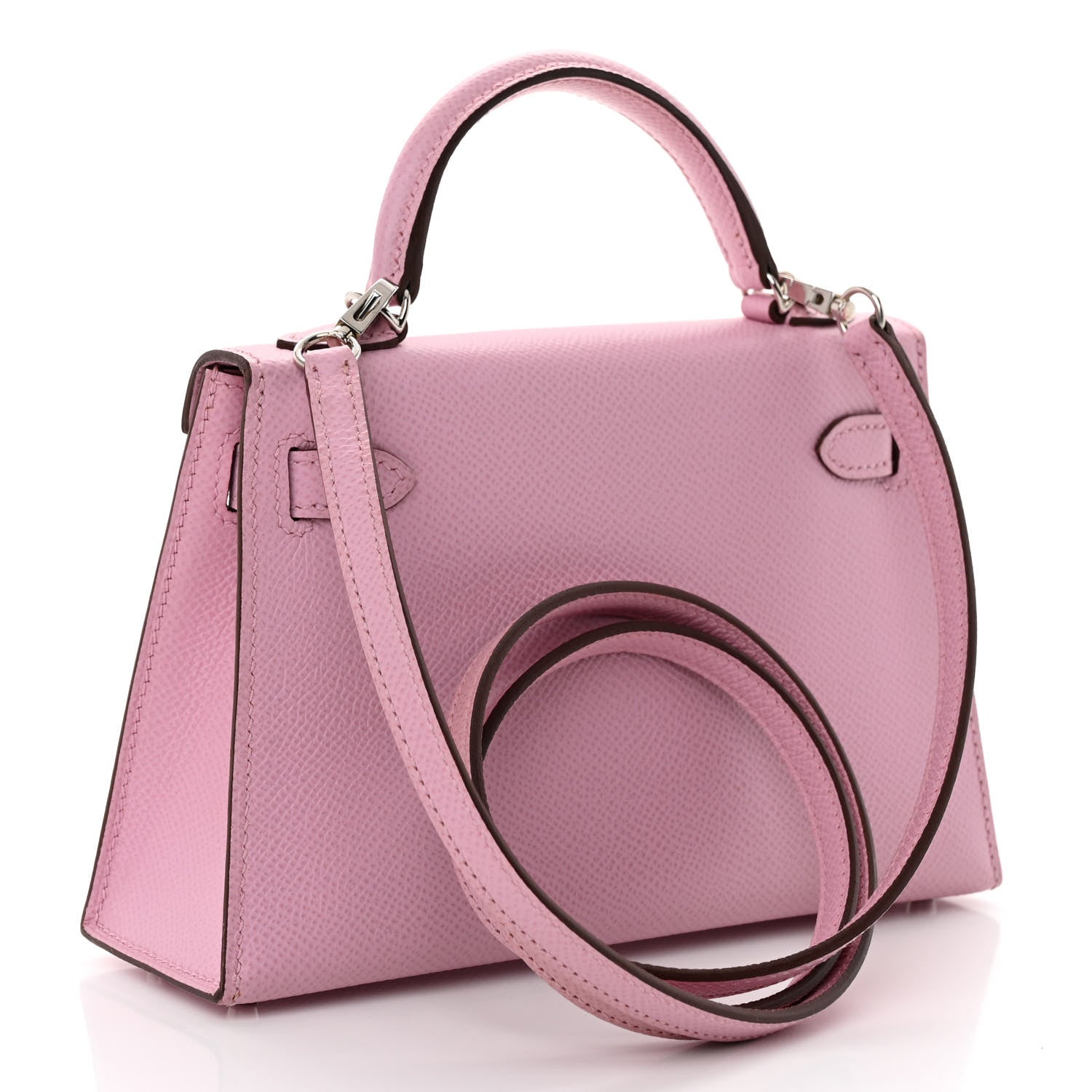 Hermes Epsom Mini Kelly Sellier 20 Mauve Sylvestre 4 of 25