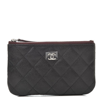 Chanel Caviar Quilted Small Cosmetic Case Black 1 of 8