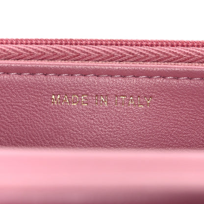 Chanel Tweed Quilted Wallet On Chain WOC Pink 6 of 10