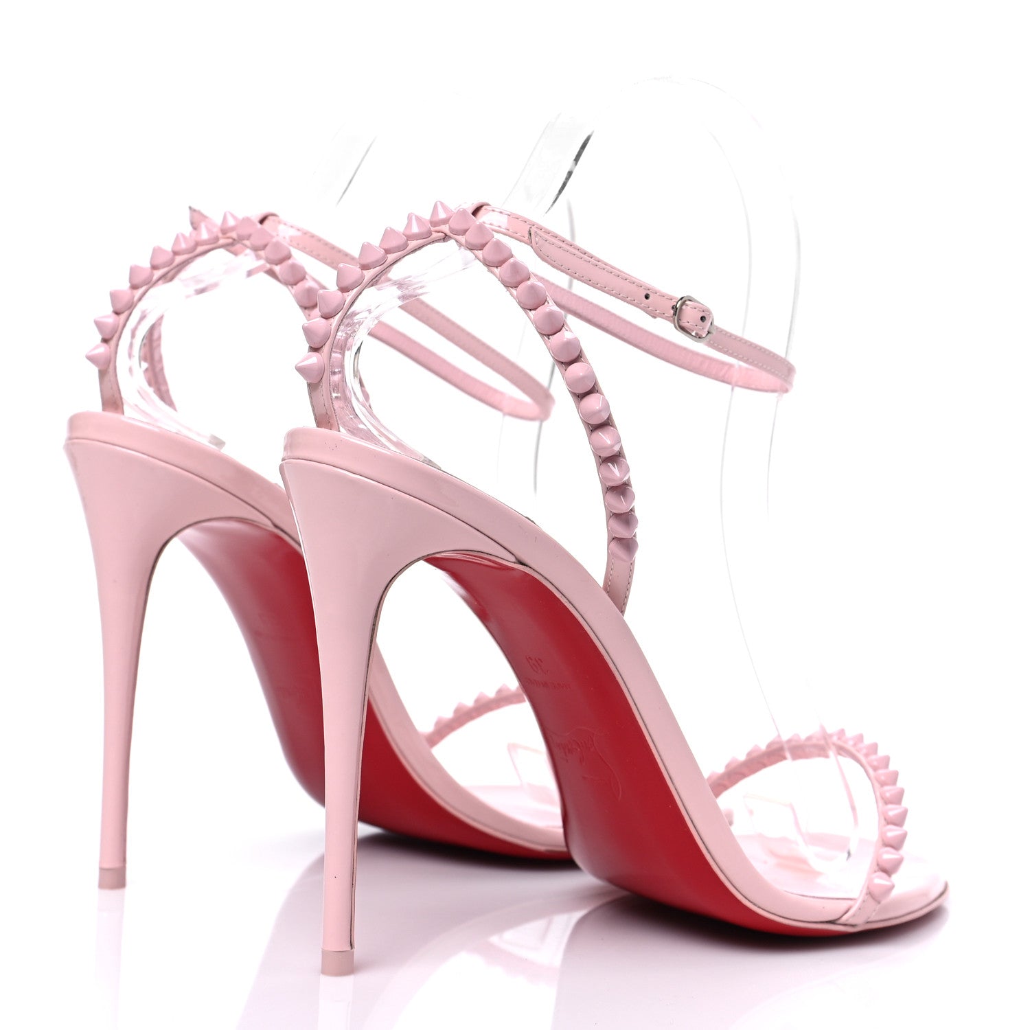 Christian Louboutin Patent So Me 100 Sandals 39 Rosy 4 of 8